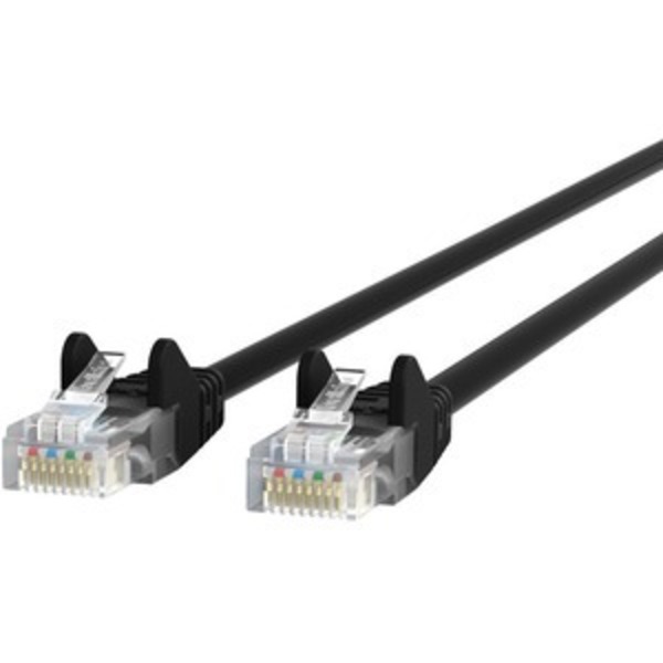 Belkin BlackA3L9804BlackS Cable, Cat6, Utp, Rj45M/M, 4, B BLKA3L9804BLKS